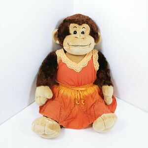 Build A Bear Workshop Monkey noises Chimpanzee Chimp Plush Stuffed Animal outfit